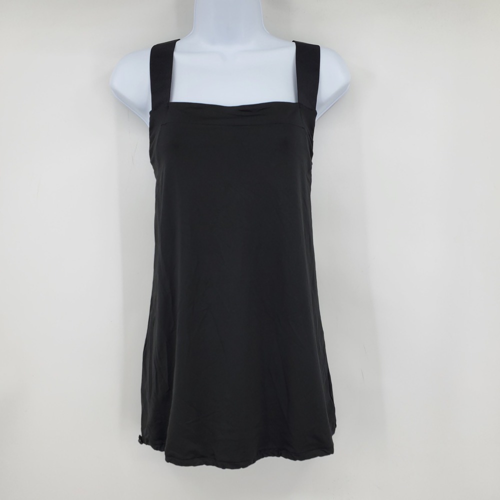 Gap Body Fit Womens Black Active Tank Top Crisscross Back Medium NWT Performance